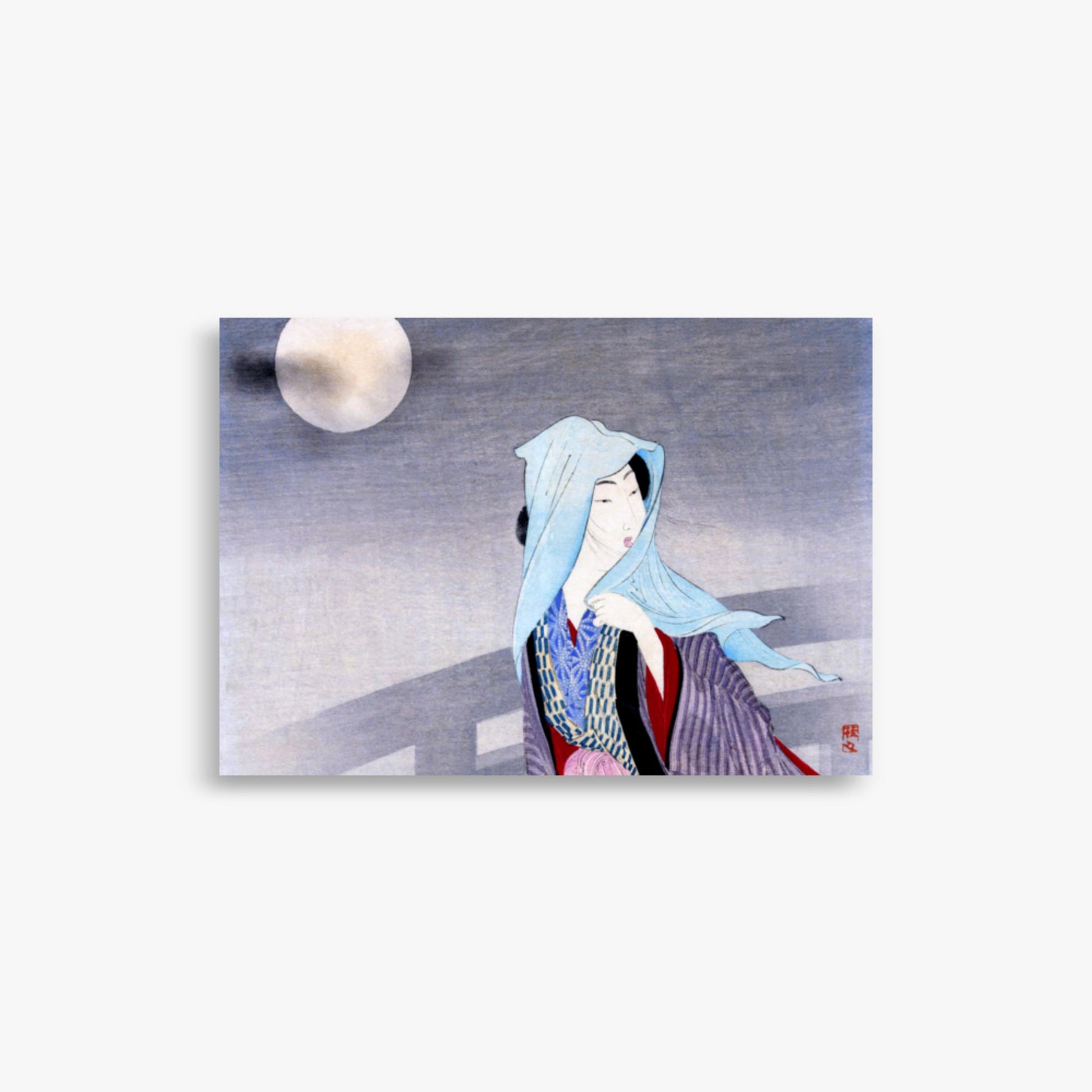 Takeuchi Keishu - Full Moon 21x30 cm Poster