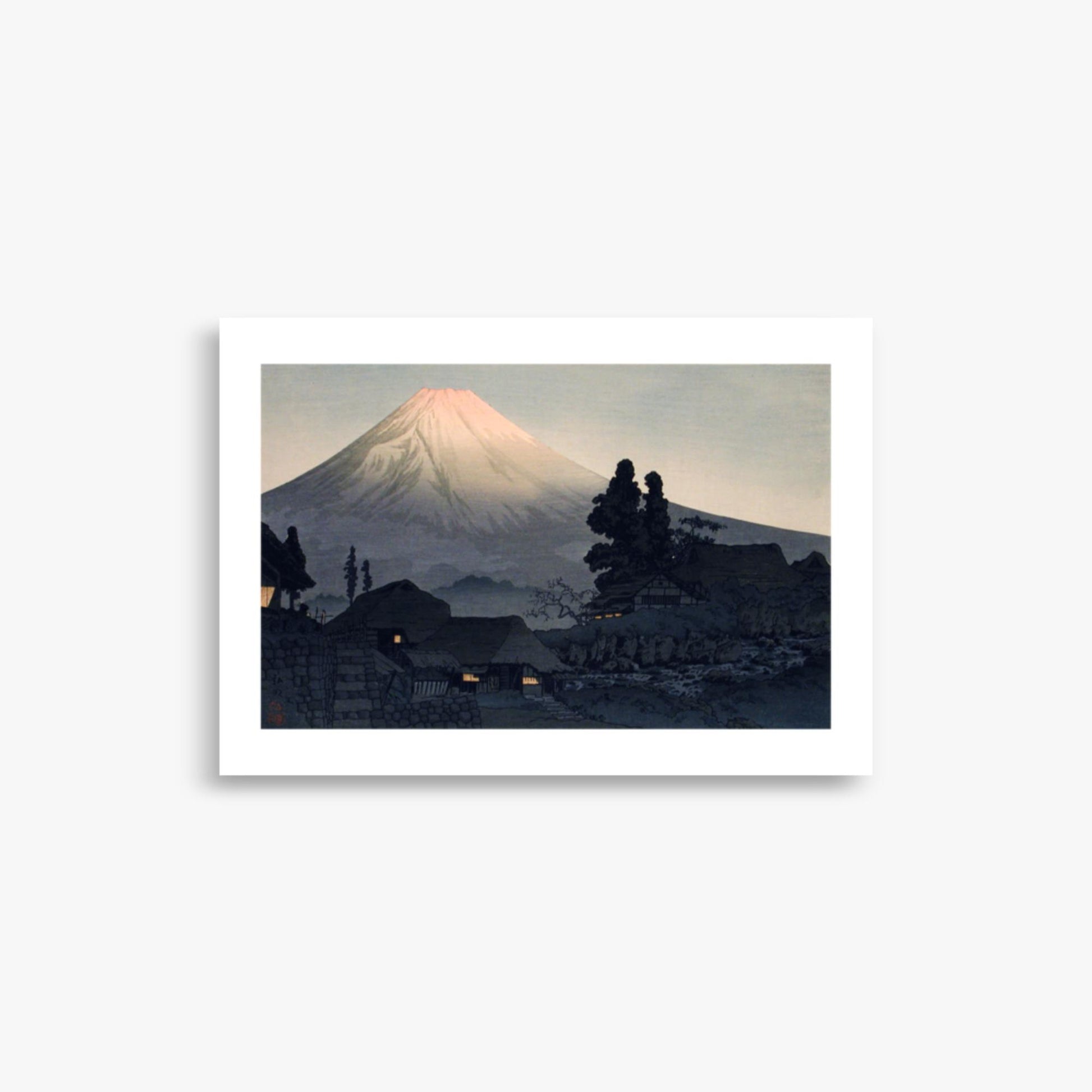 Takahashi Hiroaki (Shōtei) - Mount Fuji From Mizukubo 21x30 cm Poster