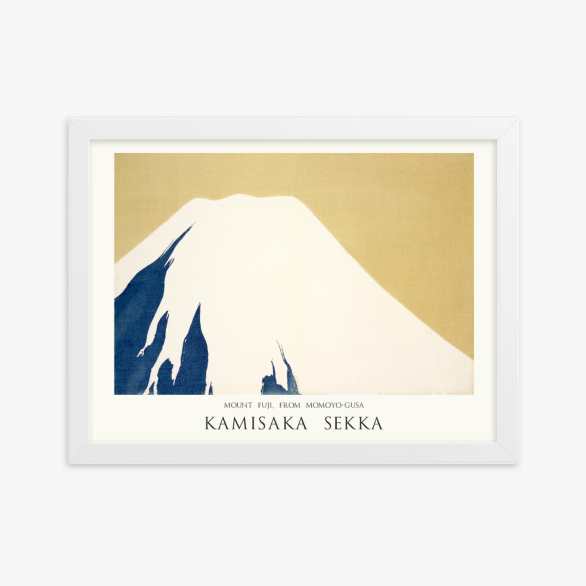 Kamisaka Sekka: Mount Fuji, from Momoyo-gusa - Japandi - 30x40 cm Poster With White Frame