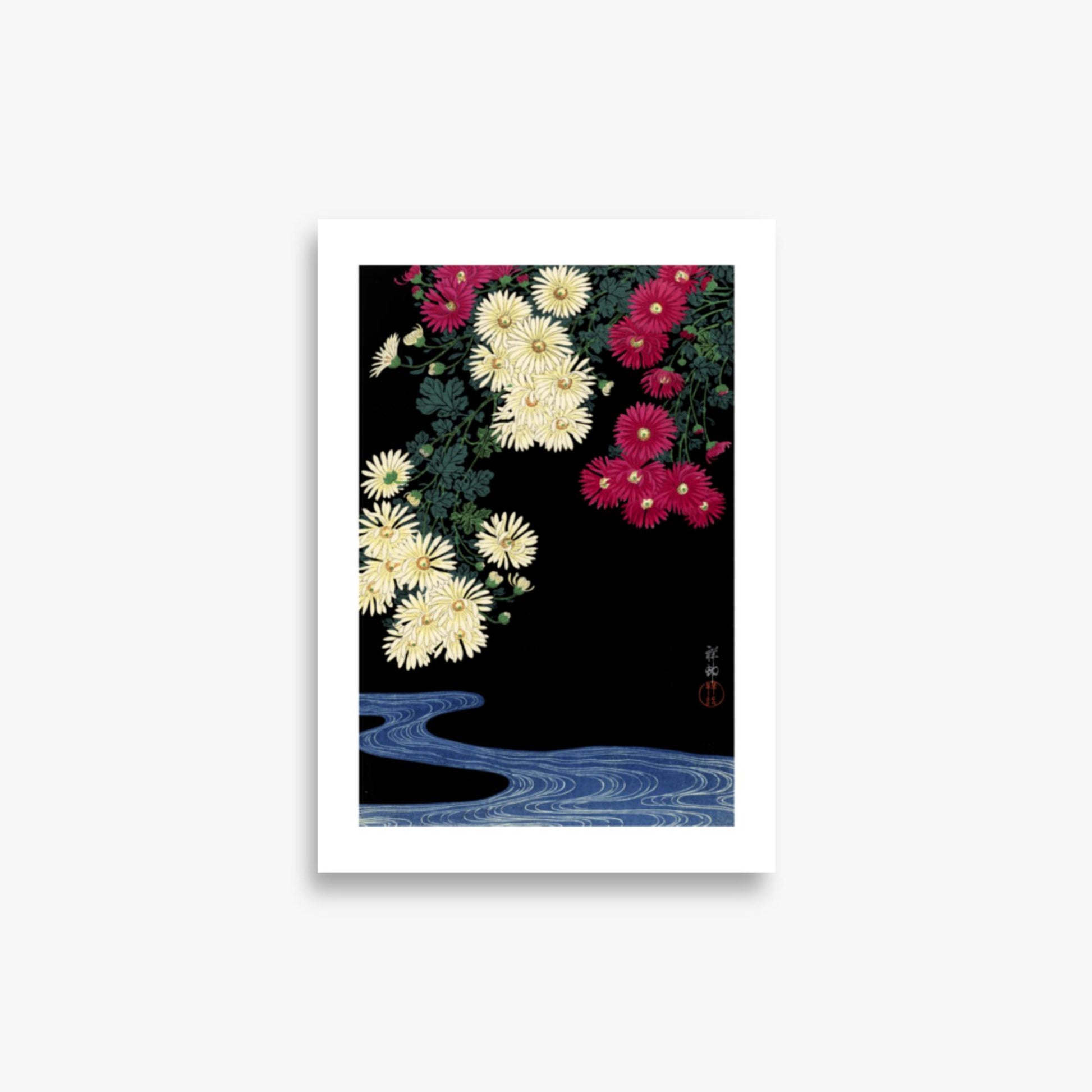 Ohara Koson - Chrysanthemums 21x30 cm Poster