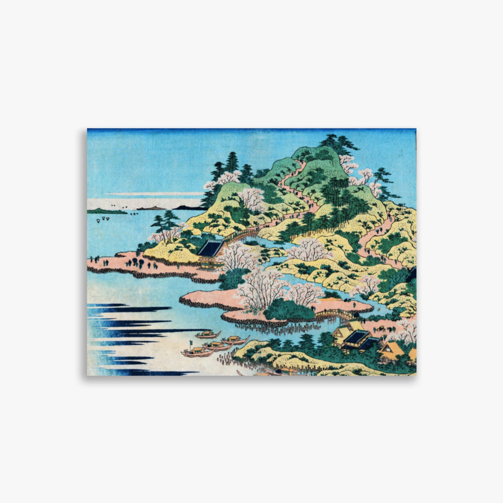 Katsushika Hokusai - Sesshu Ajigawaguchi Tenposan  30x40 cm Poster