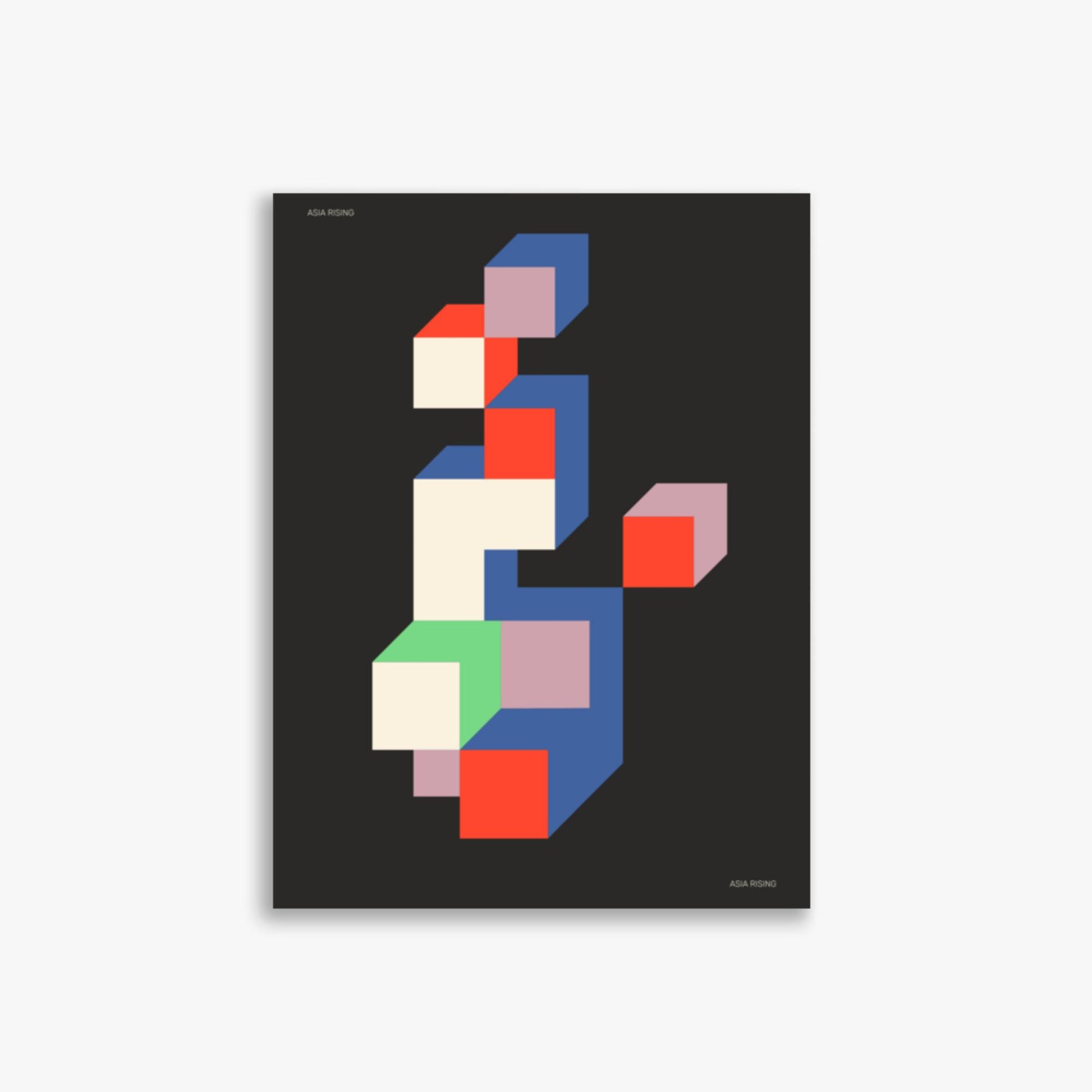 Modern illustration: Skyscraper 30x40 cm Poster