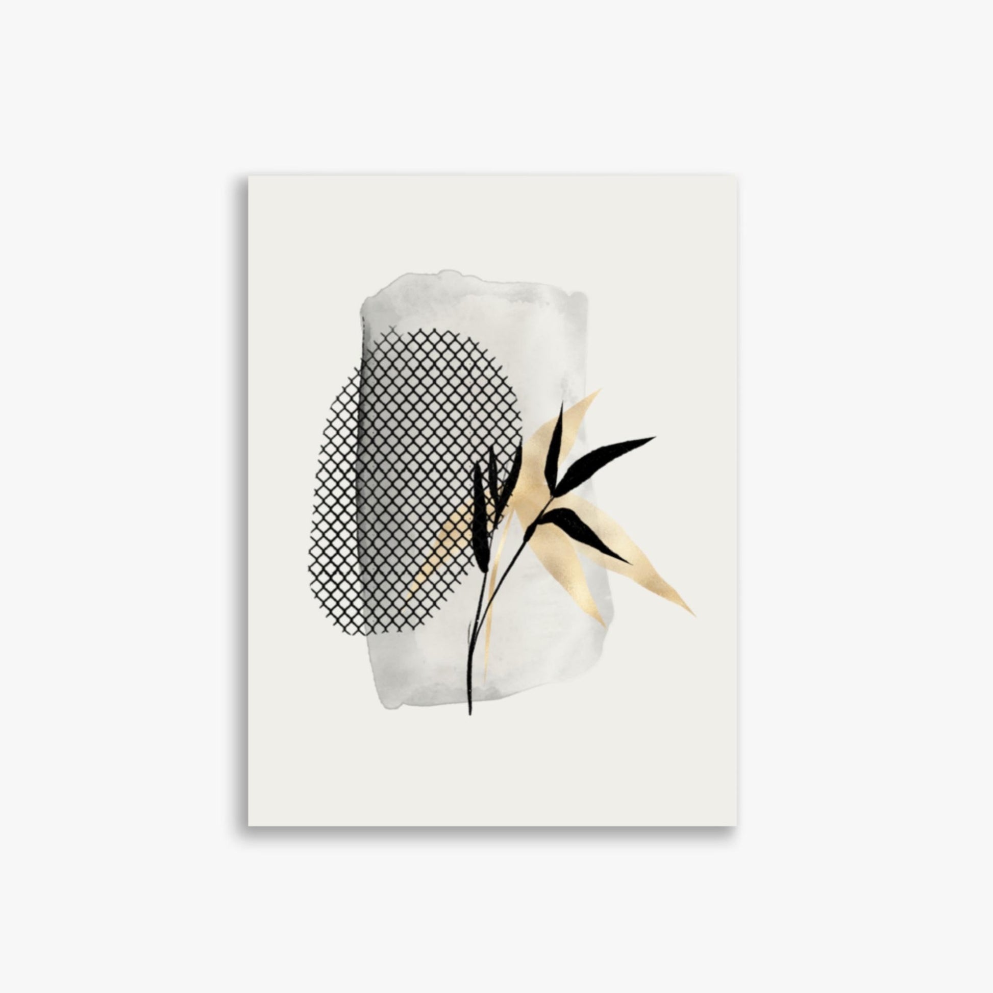 Modern illustration: Leaves 30x40 cm Poster