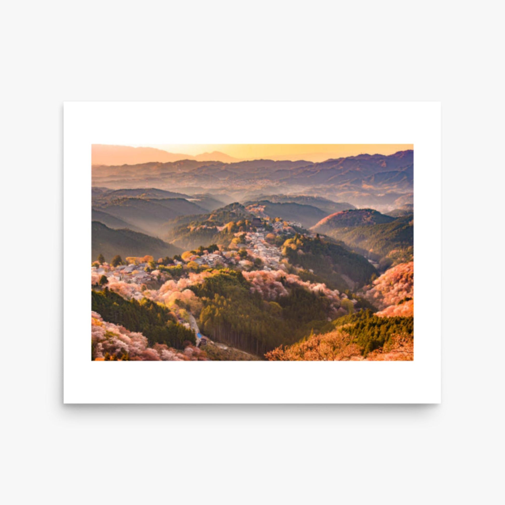 Yoshinoyama, Japan in Spring 16x20 in Poster