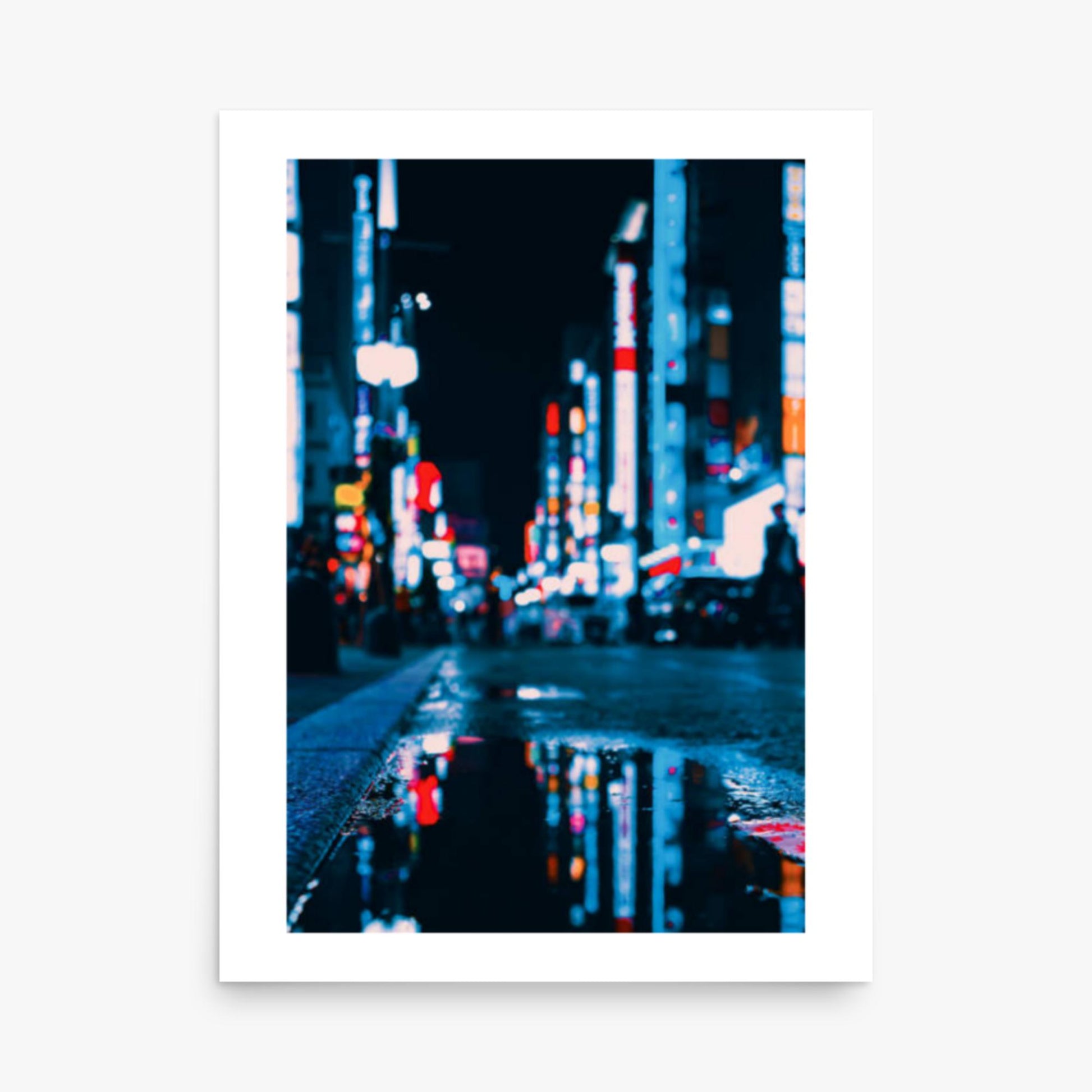 Neon Refelctions in Tokyo 18x24 in Poster