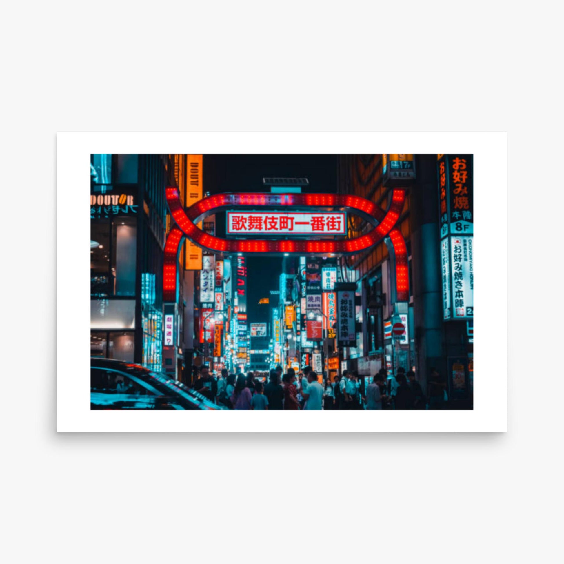 Kabukicho, Shinjuku at night 24x36 in Poster