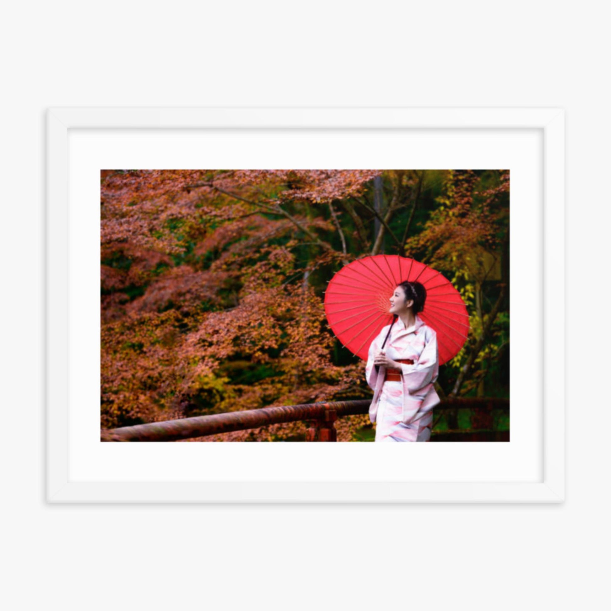 Japan 80 18x24 in Poster With White Frame